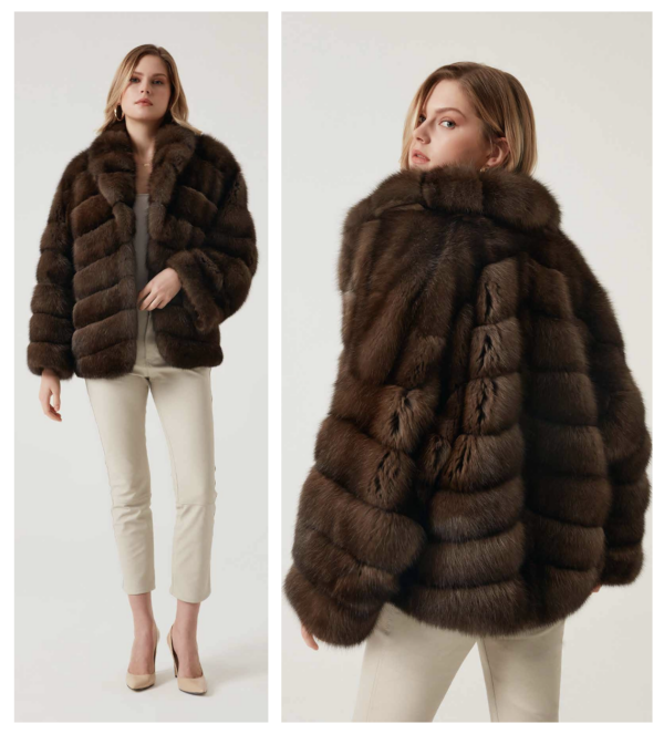 KOSH Sable Fur Coat Model: KS-SBL2121-65